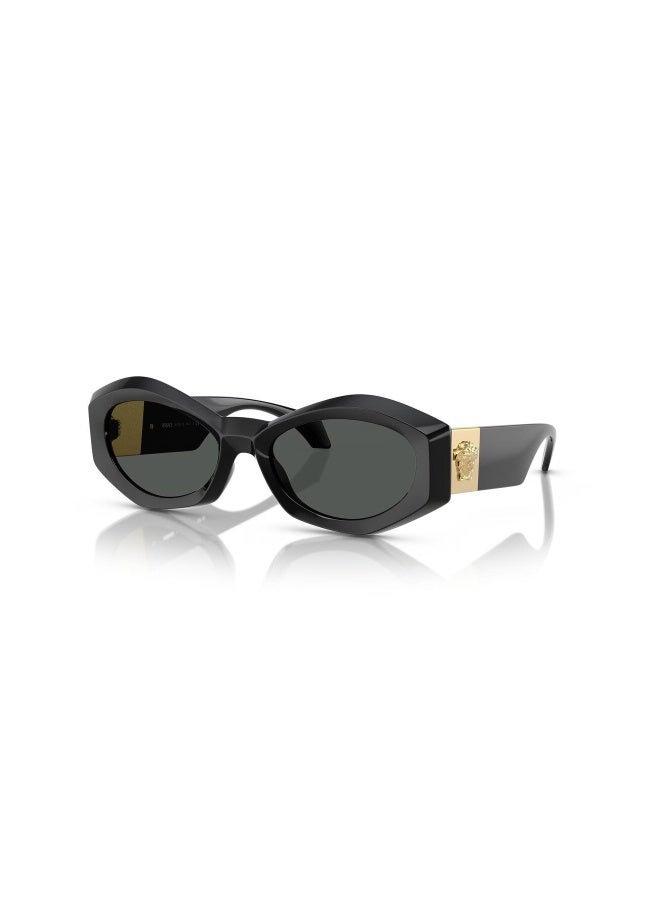 VERSACE Women's Woman IRREGULAR  SUNGLASSES- VE 4466U - lense size:54mm - BLACK - Image 1