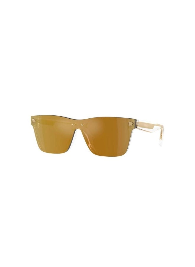 VERSACE KIDS Unisex RECTANGLE  SUNGLASSES- VK 4004U - lense size:28mm - CRYSTAL - Image 1