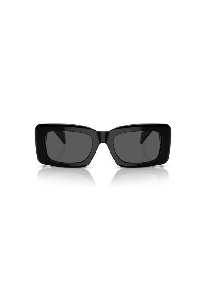 VERSACE Women's Woman RECTANGLE  SUNGLASSES- VE 4444U - lense size:54mm - BLACK - Image 4