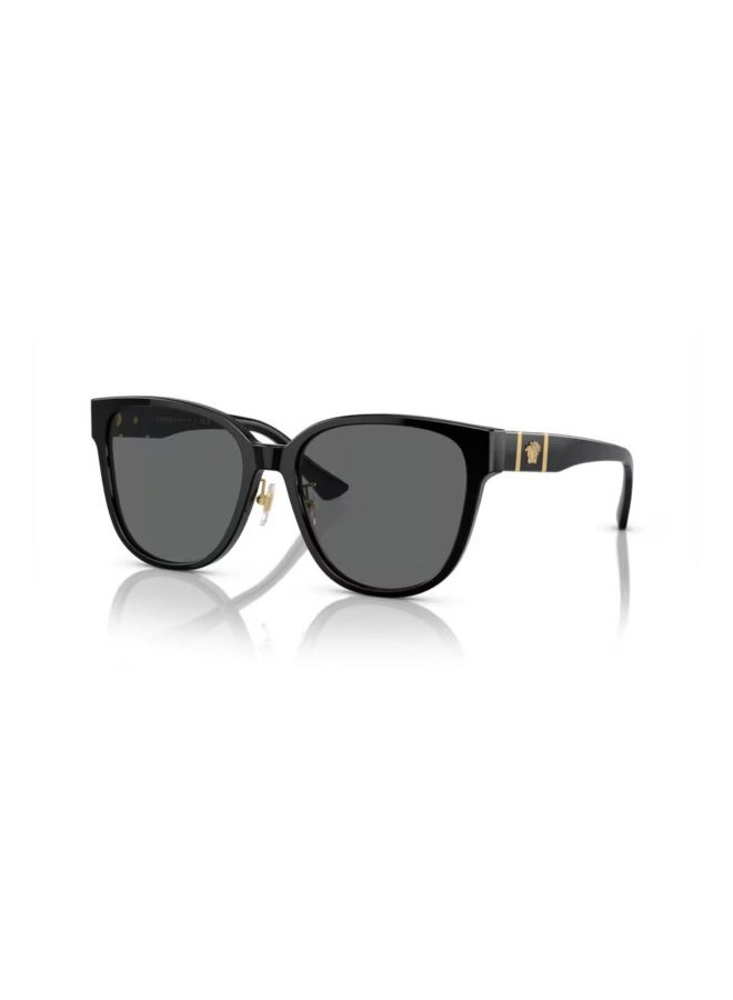 VERSACE Women's Woman SQUARE  SUNGLASSES- VE 4460D - lense size:57mm - BLACK - Image 1