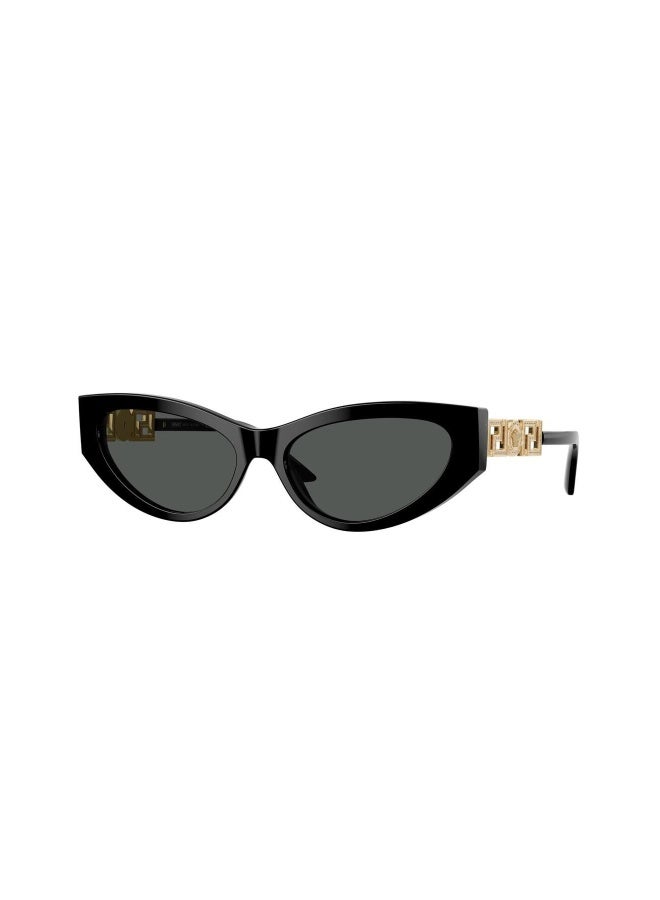 VERSACE Women's Woman CAT EYE  SUNGLASSES- VE 4470B - lense size:56mm - BLACK - Image 2