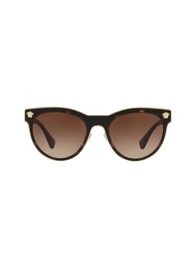 VERSACE Women's Woman PHANTOS  SUNGLASSES- VE 2198 - lense size:54mm - HAVANA - Image 2