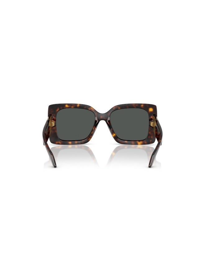 VERSACE Women's Woman IRREGULAR  SUNGLASSES- VE 4467U - lense size:54mm - HAVANA - Image 3
