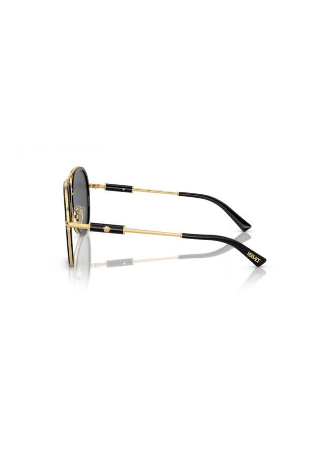 VERSACE Women's Woman PILOT  SUNGLASSES- VE 2260 - lense size:60mm - BLACK - Image 2