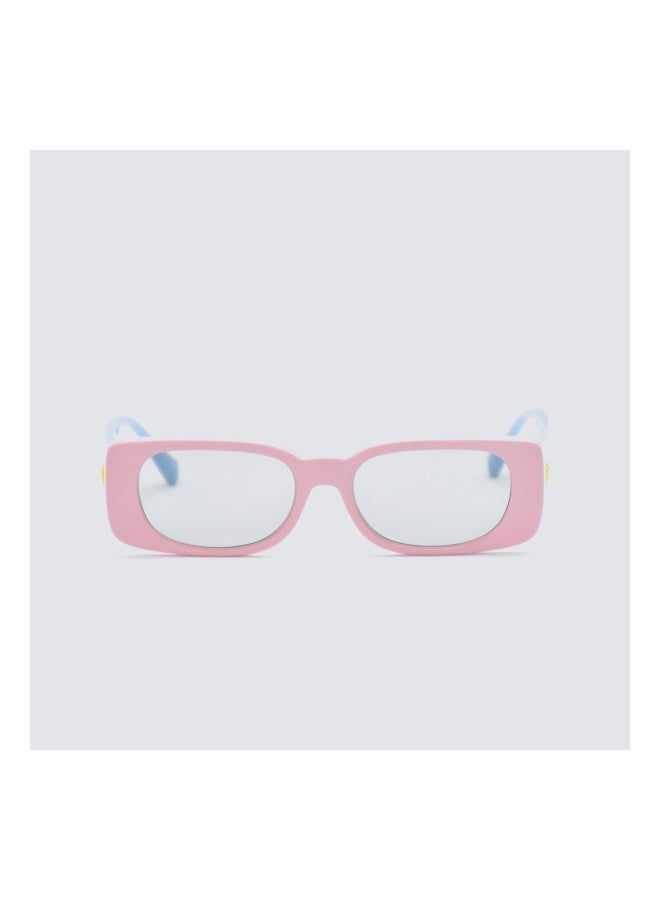 VERSACE KIDS Unisex RECTANGLE  SUNGLASSES- VK 4003U - lense size:47mm - FULL PINK - Image 1