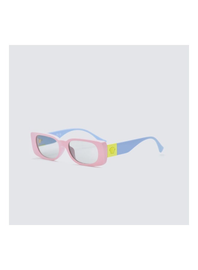 VERSACE KIDS Unisex RECTANGLE  SUNGLASSES- VK 4003U - lense size:47mm - FULL PINK - Image 2