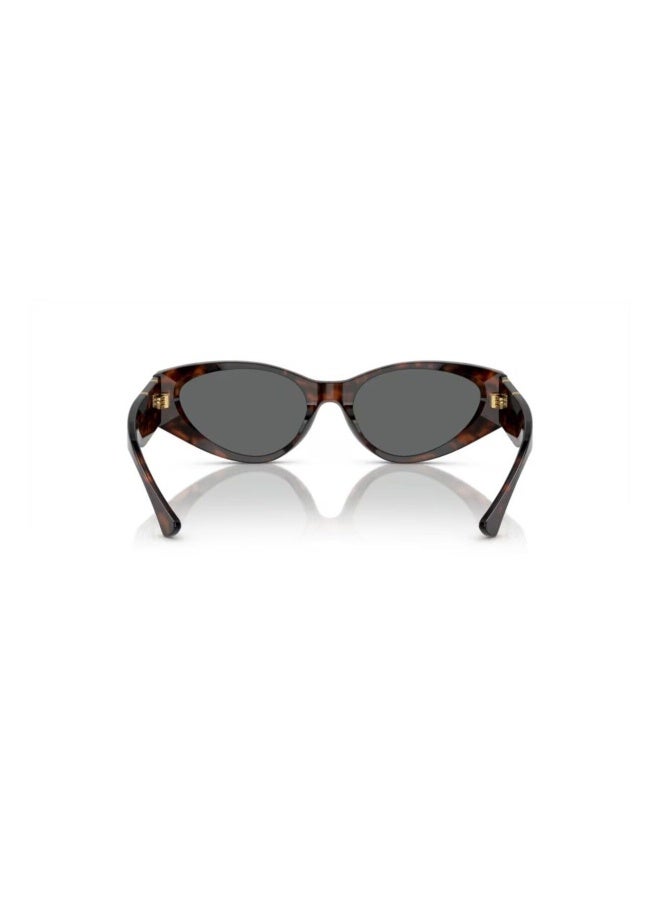 VERSACE Women's Woman CAT EYE  SUNGLASSES- VE 4454 - lense size:55mm - HAVANA - Image 3