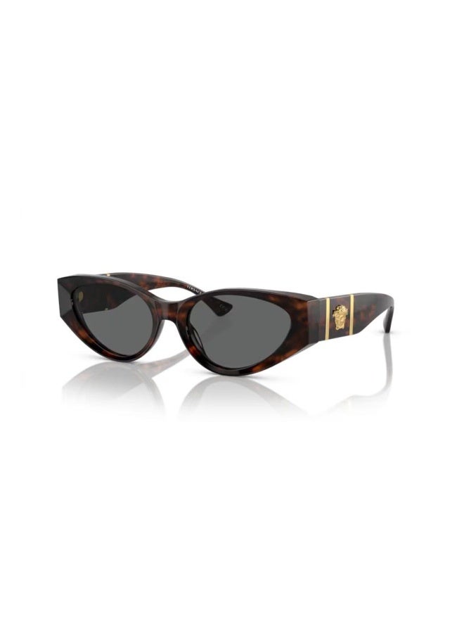 VERSACE Women's Woman CAT EYE  SUNGLASSES- VE 4454 - lense size:55mm - HAVANA - Image 1