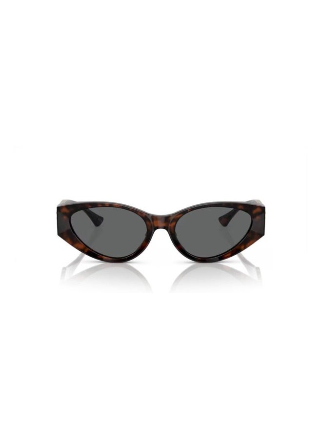 VERSACE Women's Woman CAT EYE  SUNGLASSES- VE 4454 - lense size:55mm - HAVANA - Image 4