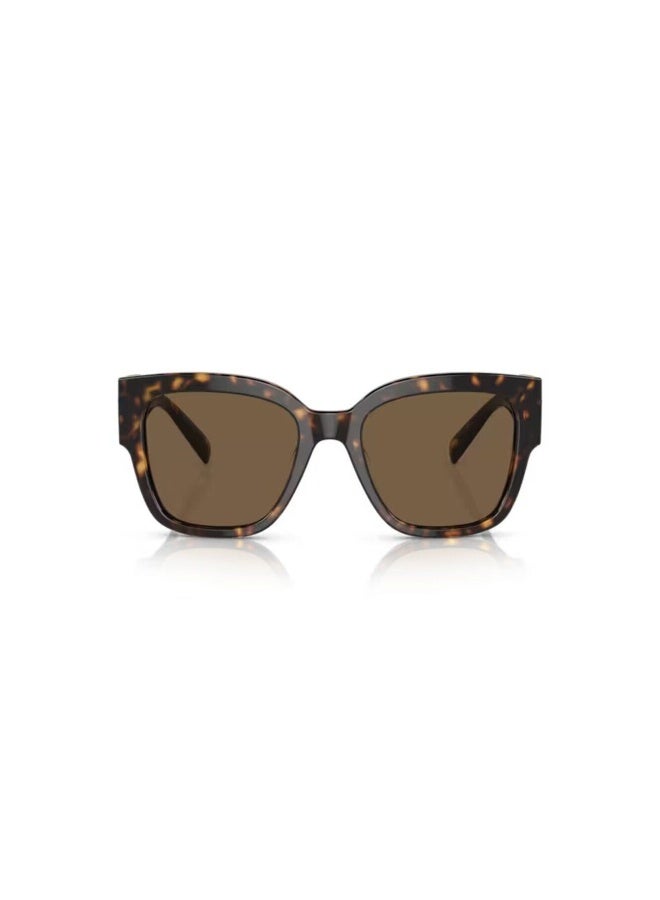 VERSACE Women's Woman PILLOW  SUNGLASSES- VE 4437U - lense size:54mm - HAVANA - Image 4