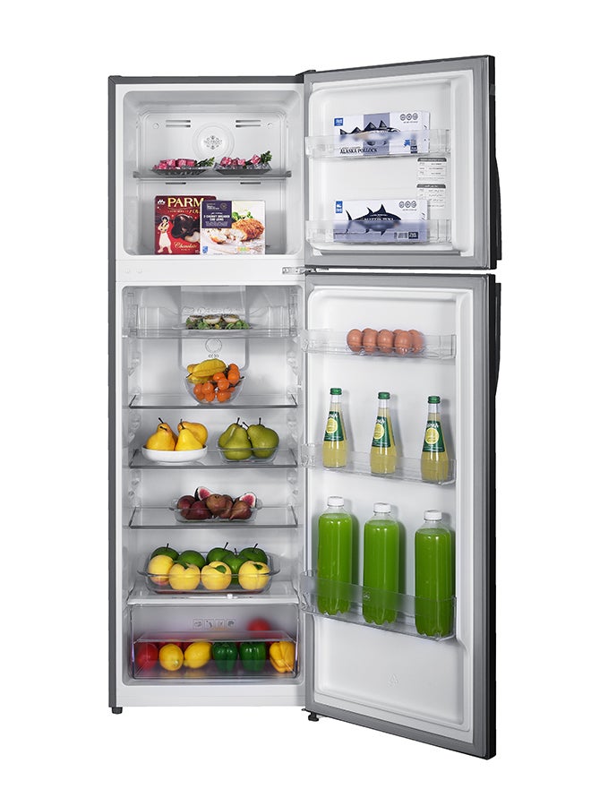 سوبر جنرال ثلاجة فريزر مزدوجة الباب بسعة 360 لتر إجمالي و247 لتر صافي، بدون صقيع، إضاءة داخلية أنيقة LED، تدفق هواء متعدد، منطقة تبريد مع صينية طعام سهلة الانزلاق، تحكم إلكتروني في درجة الحرارة - Image 4