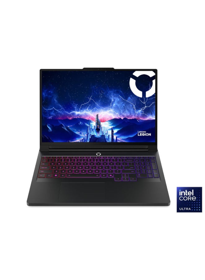 لينوفو Legion Pro 7 Gaming Laptop With 16-Inch WQXGA Display, Core Ultra 9-275HX Processor/64GB RAM/1TB SSD/16GB NVIDIA Geforce RTX 5080 Graphics/Windows 11 Home English Eclipse Black English Eclipse Black - Image 1