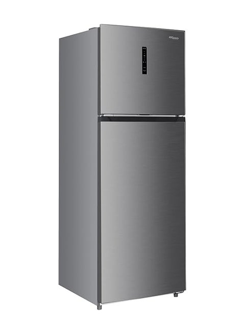 610L Gross & 480L Net Capacity Double Door Top Mount Refrigerator with Inverter Compressor, No Frost, Electronic temperature Control, 3 Adjustable Glass Shelves SGR615IE Inox