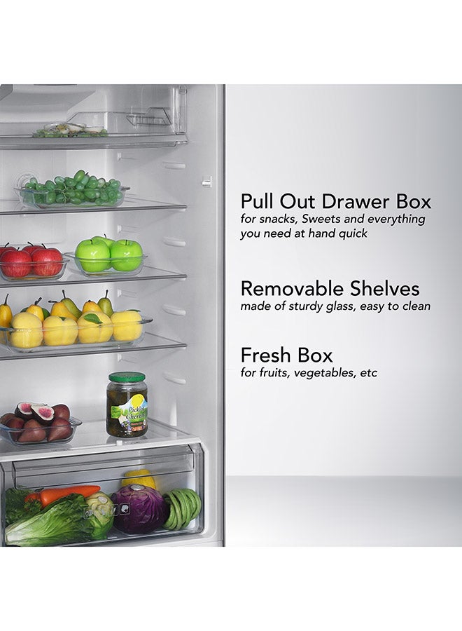 SUPER GENERAL 610L Gross & 480L Net Capacity Double Door Top Mount Refrigerator with Inverter Compressor, No Frost, Electronic temperature Control, 3 Adjustable Glass Shelves SGR615IE Inox - Image 4