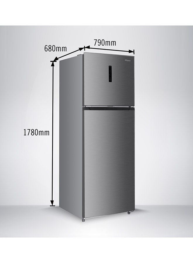 SUPER GENERAL 610L Gross & 480L Net Capacity Double Door Top Mount Refrigerator with Inverter Compressor, No Frost, Electronic temperature Control, 3 Adjustable Glass Shelves SGR615IE Inox - Image 5