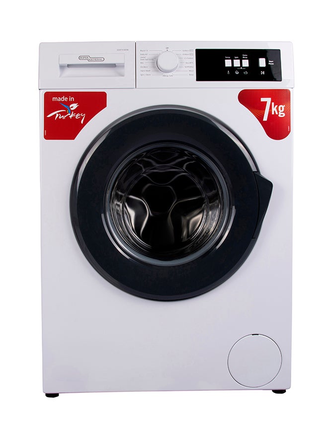 SUPER GENERAL 7 kg Fully Automatic Washing Machine, 15 Washing Programs, 1000 RPM, Rapid 15 minute Wash Program, Child Lock, LED Display 7 kg SGW7310EDM White  - Image 1