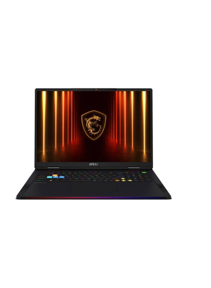 MSI Raider A18 HX A9WJG Gaming Laptop With 18-Inch  UHD+ 120Hz IPS Display, AMD Ryzen 9 9955HX3D Processor/64GB RAM/ 2TB SSD/24GB GeForce RTX 5090 Graphic Card/Window 11/RGB Gaming Keyboard English Black  - Image 1