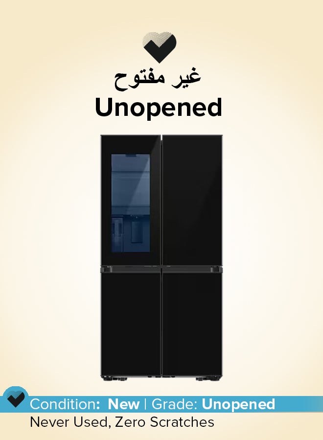 Samsung Renewed - Bespoke T Style French Door Refrigerator RF65DB975E22AE black  - Image 1