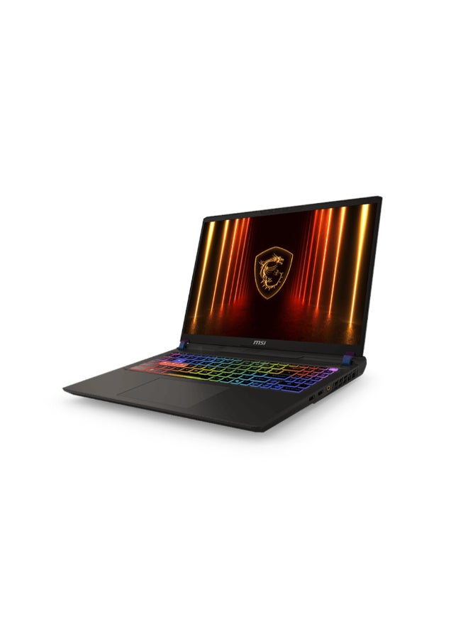 MSI - Vector Gaming Laptop With 16-Inch QHD Display, Core Ultra 9-275HX Processor/64GB RAM/1TB SSD/16GB NVIDIA Geforce RTX 5080 Graphics/Windows 11 Home English/Arabic Cosmo Gray - Image 1