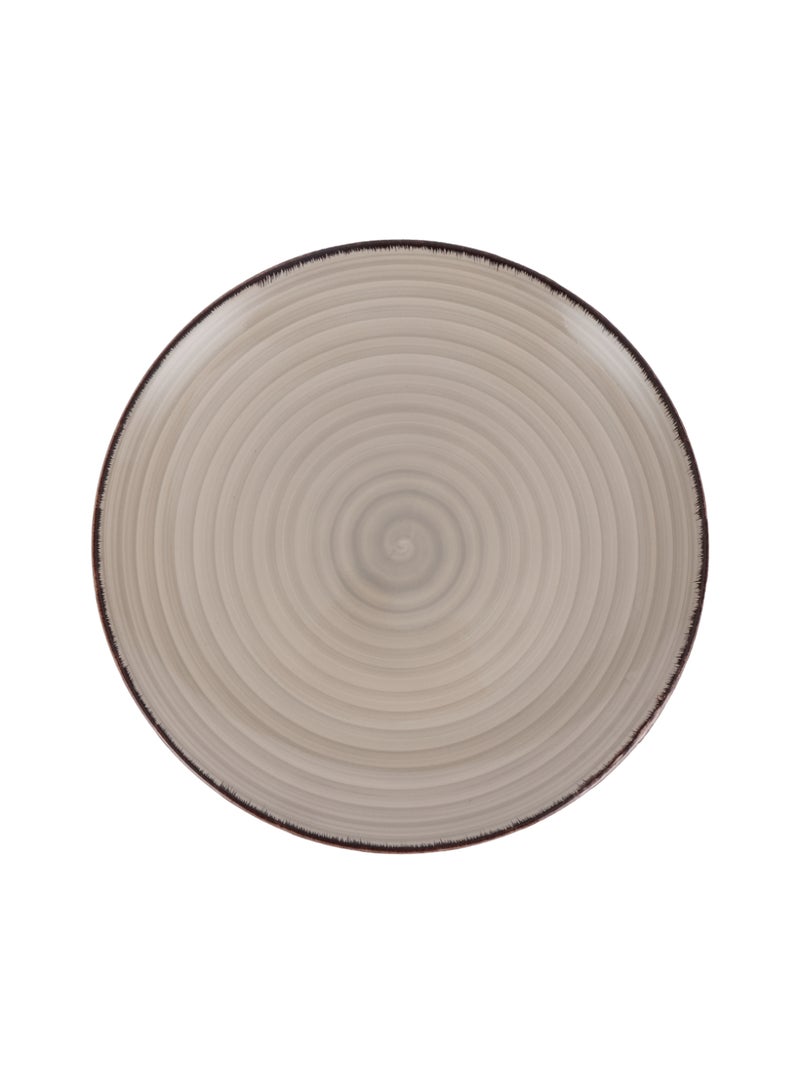 Royalford Stoneware Dinner Plate 10.5-inch Brown - Image 1