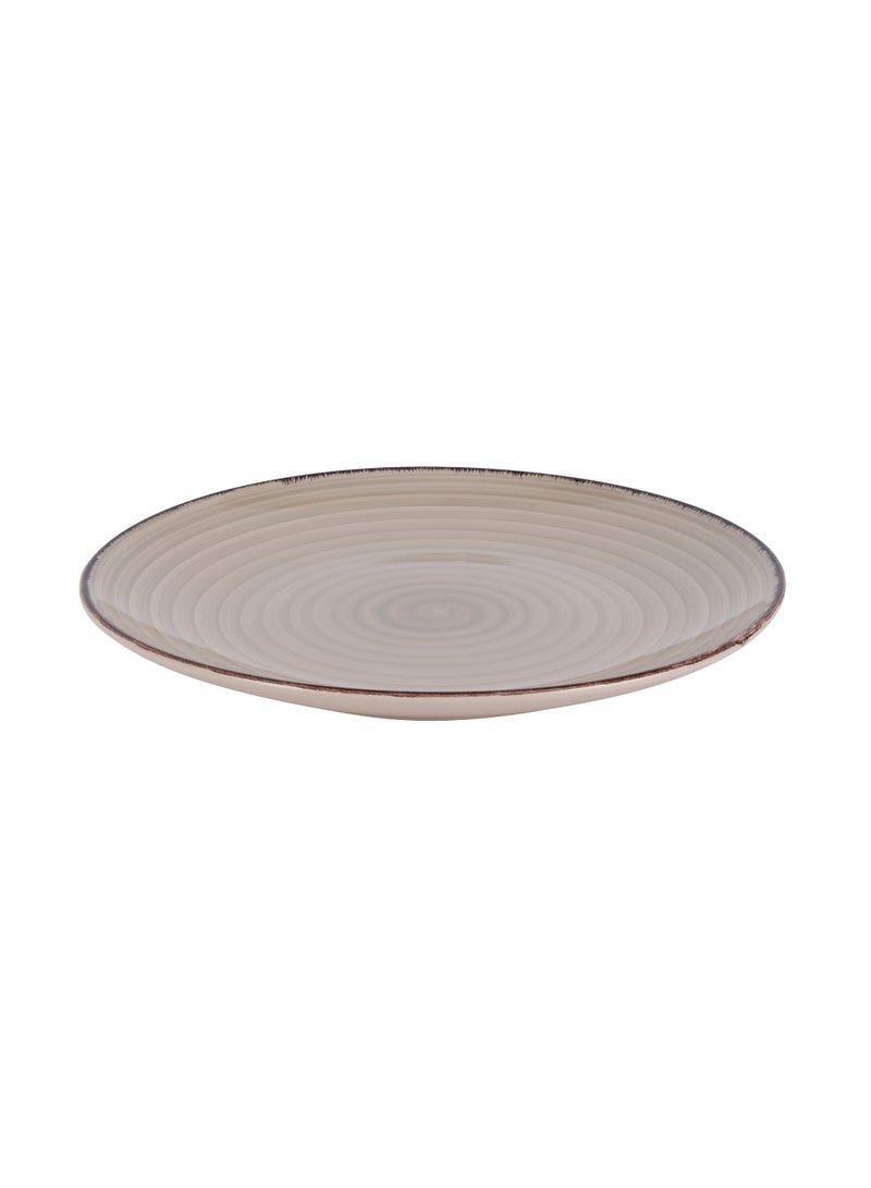 Royalford Stoneware Dessert Plate 7.5-Inch Brown  - Image 3
