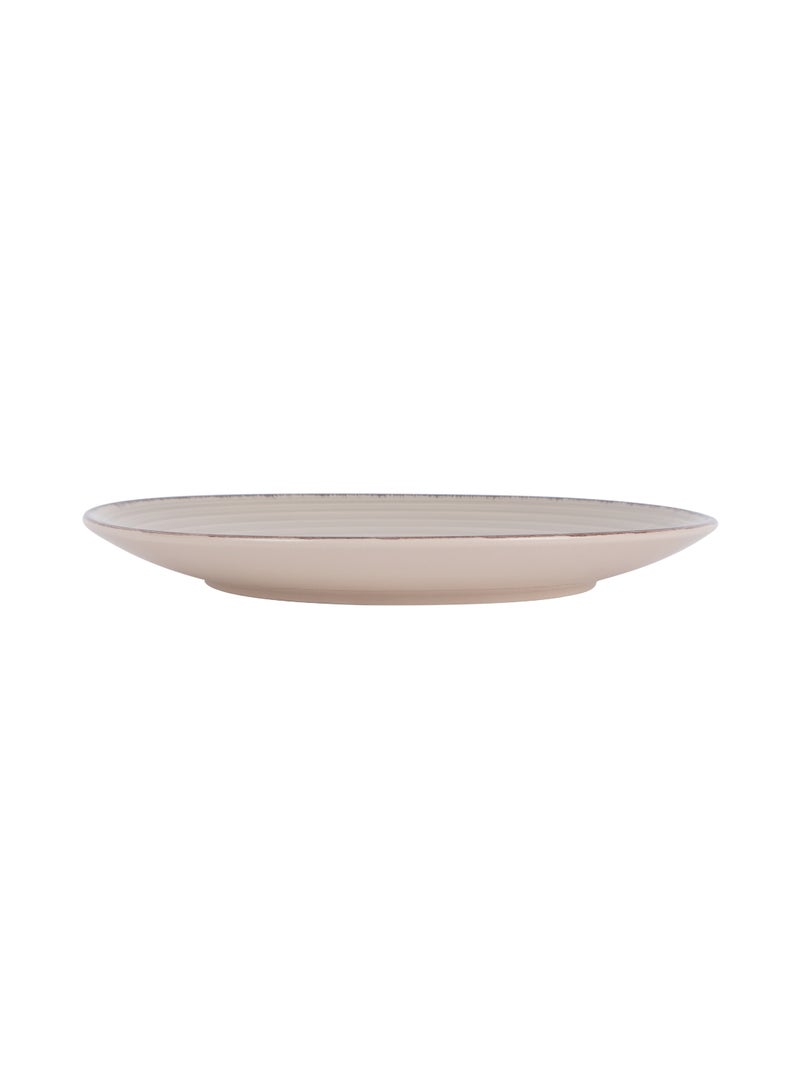 Royalford Stoneware Dessert Plate 7.5-Inch Brown  - Image 2