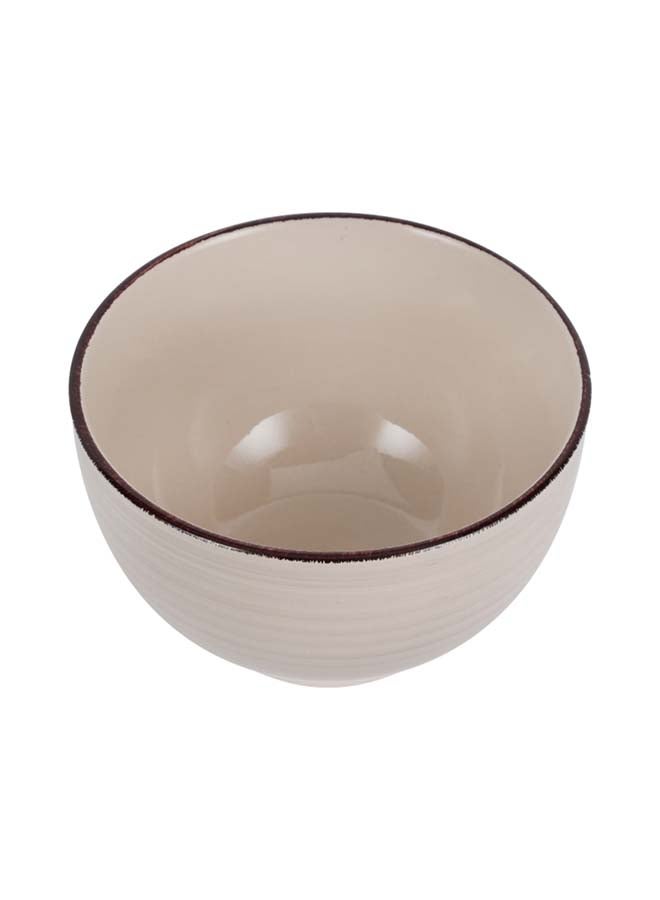 Royalford Stoneware Bowl Timeless And Versatile 5.5 Inch Brown  - Image 3