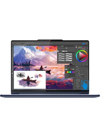 Yoga 9i Business Laptop With 14-Inch 2.8K Display, Core Ultra 7 155H Processor/16GB RAM/1TB SSD/Intel Arc Graphics/Windows 11 Home English Cosmic Blue - pnsku/N70182362V/45/_/1749019762/99df83f3-1f89-41eb-8b57-71fcba0633d1