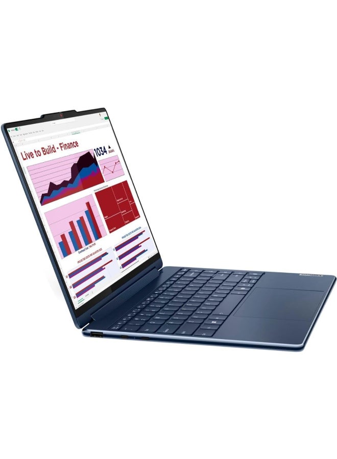 Lenovo Yoga 9i Business Laptop With 14-Inch 2.8K Display, Core Ultra 7 155H Processor/16GB RAM/1TB SSD/Intel Arc Graphics/Windows 11 Pro English Cosmic Blue  - Image 2