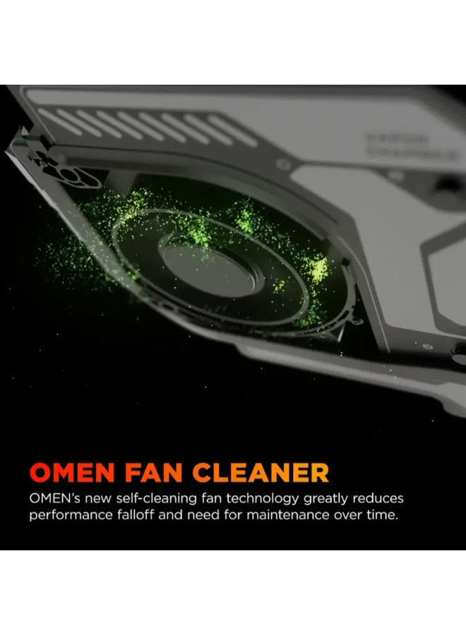 OMEN MAX Gaming Laptop With 16-Inch QHD Display, Core Ultra 9 275HX Processor/64GB RAM/1TB SSD/16GB NVIDIA Geforce RTX 5080 Graphics/Windows 11 Pro English/Arabic Shadow Black