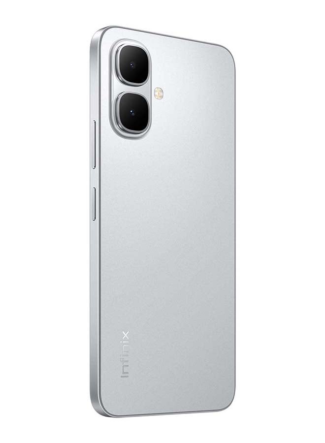 Infinix - Smart 10 Dual SIM  4GB+128GB Titanium Silver - KSA Version - Image 1