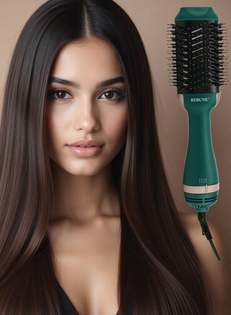 REBUNE Original RE-2513 1200W Electric Hair Styler Hot Air Hair Straightener Brush With 2 Heat & Cool Setting - Image 3