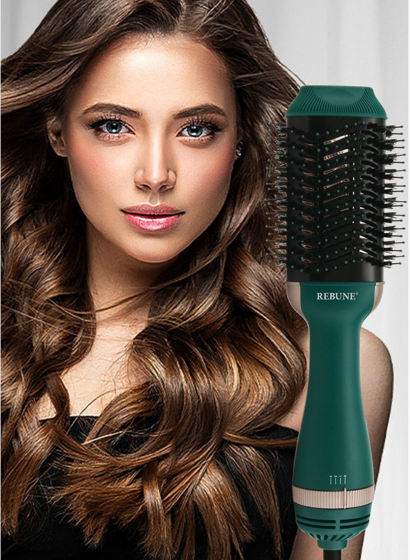 REBUNE Original RE-2513 1200W Electric Hair Styler Hot Air Hair Straightener Brush With 2 Heat & Cool Setting - Image 4