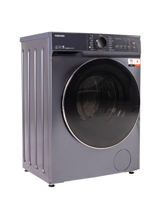توشيبا Toshiba Front Load Washing Machine, Great Waves, Ufb, Steam, Origin Inverter, Aroma+, Wifi, Drum Clean, Anti-Bacterial Gasket - 8.5 kg 10.8 kW TW-T21BU95UWEG(MG) Morandy grey - Image 2