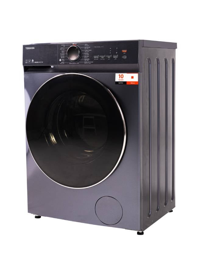توشيبا Toshiba Front Load Washing Machine, Great Waves, Ufb, Steam, Origin Inverter, Aroma+, Wifi, Drum Clean, Anti-Bacterial Gasket - 8.5 kg 10.8 kW TW-T21BU95UWEG(MG) Morandy grey - Image 3