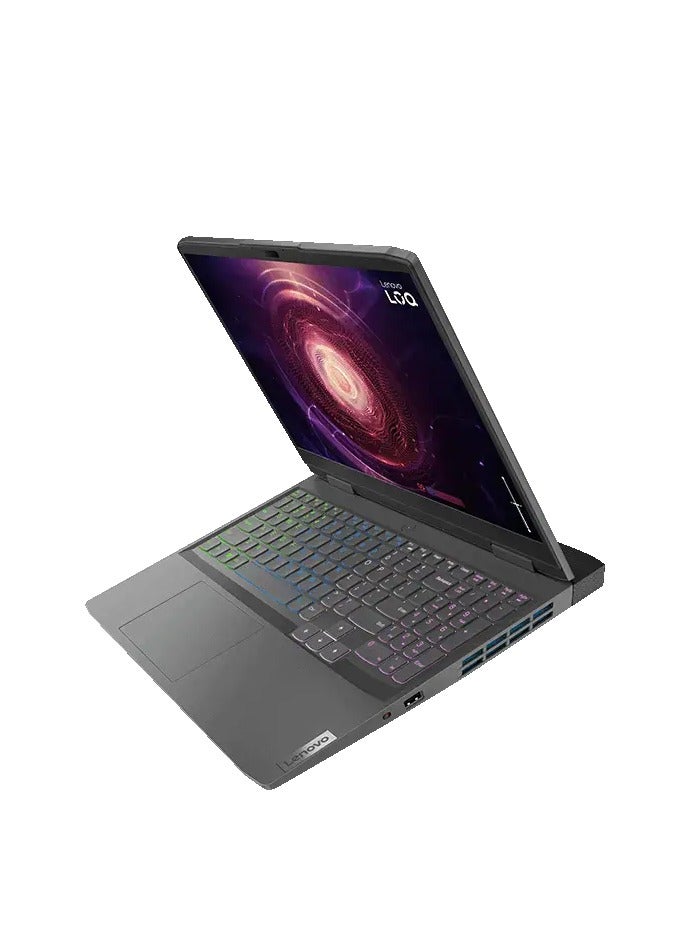 Lenovo - LOQ 15IAX9 Gaming Laptop With 15.6 Inch Full HD(1920X1080) Display, Core i5-12450HX Processor/16GB RAM DDR5/512GB SSD/6GB Nvidia GeForce RTX 4050 Graphics Card/Windows 11/ UK English GREY - Image 1