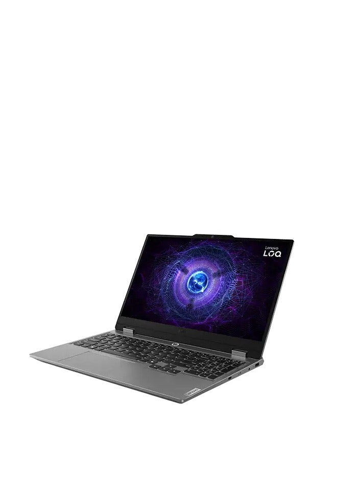 Lenovo - LOQ 15IAX9 Gaming Laptop With 15.6 Inch Full HD(1920X1080) Display, Core i5-12450HX Processor/16GB RAM DDR5/512GB SSD/6GB Nvidia GeForce RTX 4050 Graphics Card/Windows 11/ UK English GREY - Image 1