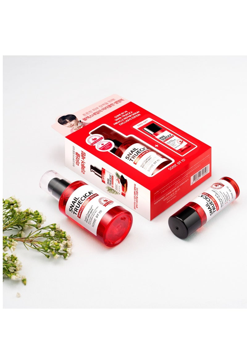 سام باي مي Snail Truecica Miracile Repair Serum Exclusive Editone 50ml+30mlml  - Image 2
