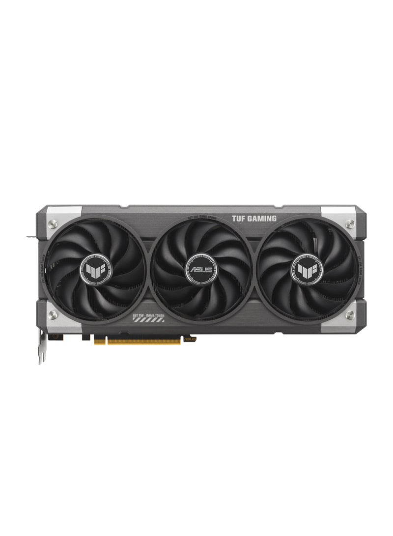 ASUS - TUF Gaming GeForce RTX 5060 OC Edition 8GB GDDR7 Graphics Card, Up to 2.7GHz Boost, PCIe 5.0, DLSS 4 & Multi-Frame Generation, Dual HDMI 2.1a, Triple DisplayPort 2.1, Dual Axial-tech Fans, RGB Aura Sync, 16-Pin Power, VR-Ready, Dual-Slot, Black | 90YV0N00-M0NA00 - Image 1