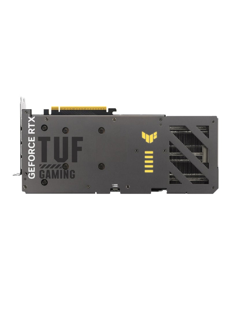 ASUS - TUF Gaming GeForce RTX 5060 OC Edition 8GB GDDR7 Graphics Card, Up to 2.7GHz Boost, PCIe 5.0, DLSS 4 & Multi-Frame Generation, Dual HDMI 2.1a, Triple DisplayPort 2.1, Dual Axial-tech Fans, RGB Aura Sync, 16-Pin Power, VR-Ready, Dual-Slot, Black | 90YV0N00-M0NA00 - Image 1