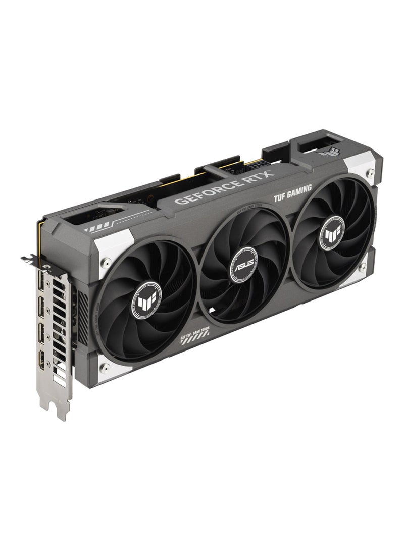 ASUS - TUF Gaming GeForce RTX 5060 OC Edition 8GB GDDR7 Graphics Card, Up to 2.7GHz Boost, PCIe 5.0, DLSS 4 & Multi-Frame Generation, Dual HDMI 2.1a, Triple DisplayPort 2.1, Dual Axial-tech Fans, RGB Aura Sync, 16-Pin Power, VR-Ready, Dual-Slot, Black | 90YV0N00-M0NA00 - Image 1