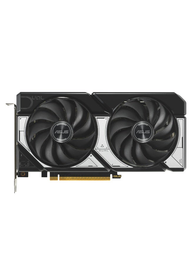 ASUS - Dual GeForce RTX 5060 Ti 8GB GDDR7 OC Edition Graphics Card, Compact 2.5-Slot Design, NVIDIA Blackwell GPU, Dual Axial-Tech Fans with Dual-Ball Bearings, Vented Backplate, Dual BIOS, GPU Tweak III, 0dB Technology, Ideal for Gaming & Content Creation, Black | 90YV0N12-M0NA00 - Image 1