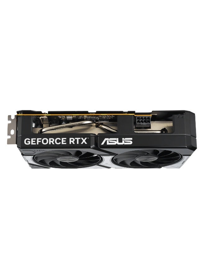 ASUS - Dual GeForce RTX 5060 Ti 8GB GDDR7 OC Edition Graphics Card, Compact 2.5-Slot Design, NVIDIA Blackwell GPU, Dual Axial-Tech Fans with Dual-Ball Bearings, Vented Backplate, Dual BIOS, GPU Tweak III, 0dB Technology, Ideal for Gaming & Content Creation, Black | 90YV0N12-M0NA00 - Image 1