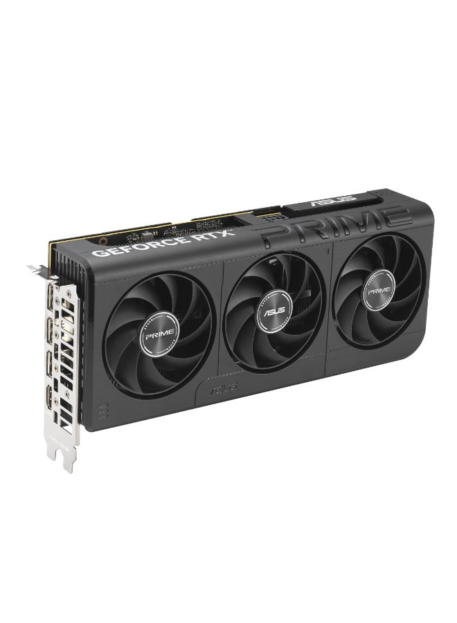 أسوس Prime GeForce RTX 5060 OC 8GB GDDR7 Graphics Card, Blackwell, 3840 CUDA Cores, 2595 MHz Boost, PCIe 4.0, Triple Fan, Dual BIOS, DLSS 4, Ray Tracing, HDMI 2.1b, 3x DP 2.1b, 2.5-Slot, 8-Pin Power, Black | 90YV0N10-M0NA00  - Image 5