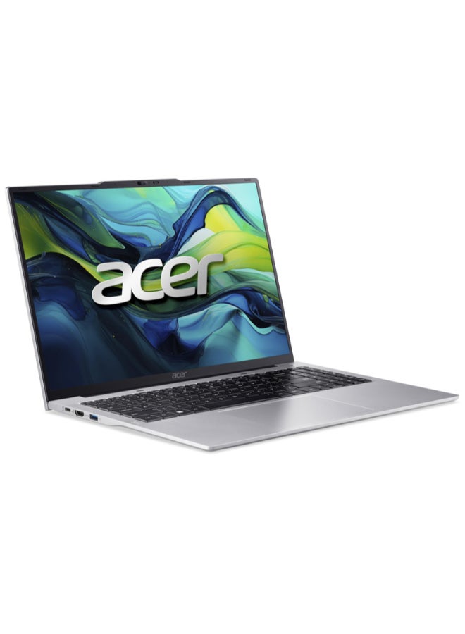 Acer Aspire Lite Laptop With 16-Inch FHD Display, Intel Core i5-1334U Processor/16GB RAM DDR5/512GB SSD/Intel UHD Graphics/Windows 11 English/Arabic Light Silver  - Image 2
