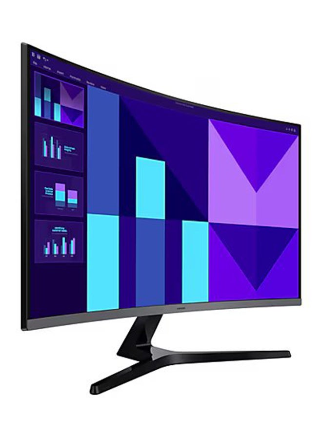 Samsung 32 inch Essential S3 Curved Monitor, FHD Resolution, 100Hz Resolution, 4ms (GtG) Response Time, Eye Saver Mode, Flicker Free, 16.7m Color Support | LS32D392GAMXUE Black - Image 4