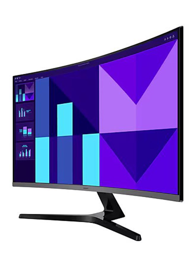 Samsung 32 inch Essential S3 Curved Monitor, FHD Resolution, 100Hz Resolution, 4ms (GtG) Response Time, Eye Saver Mode, Flicker Free, 16.7m Color Support | LS32D392GAMXUE Black - Image 3