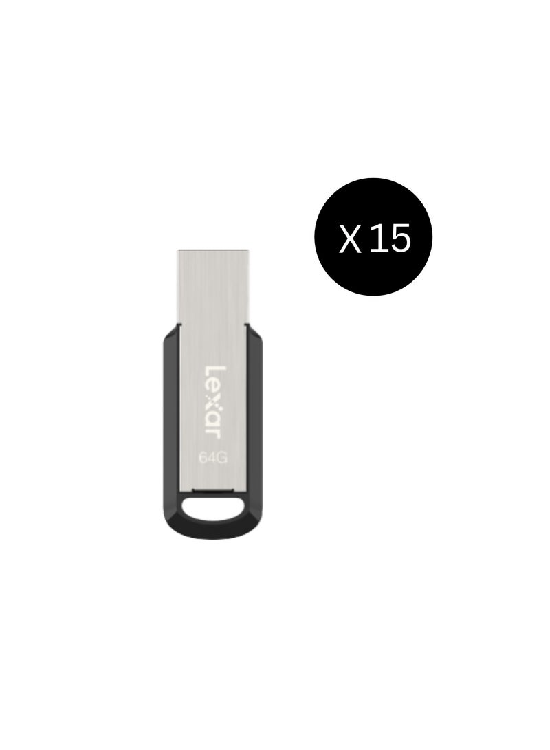 Lexar Bundle Of 15 Lexar JumpDrive M400 USB 3.0 Flash Drive  - 64 GB