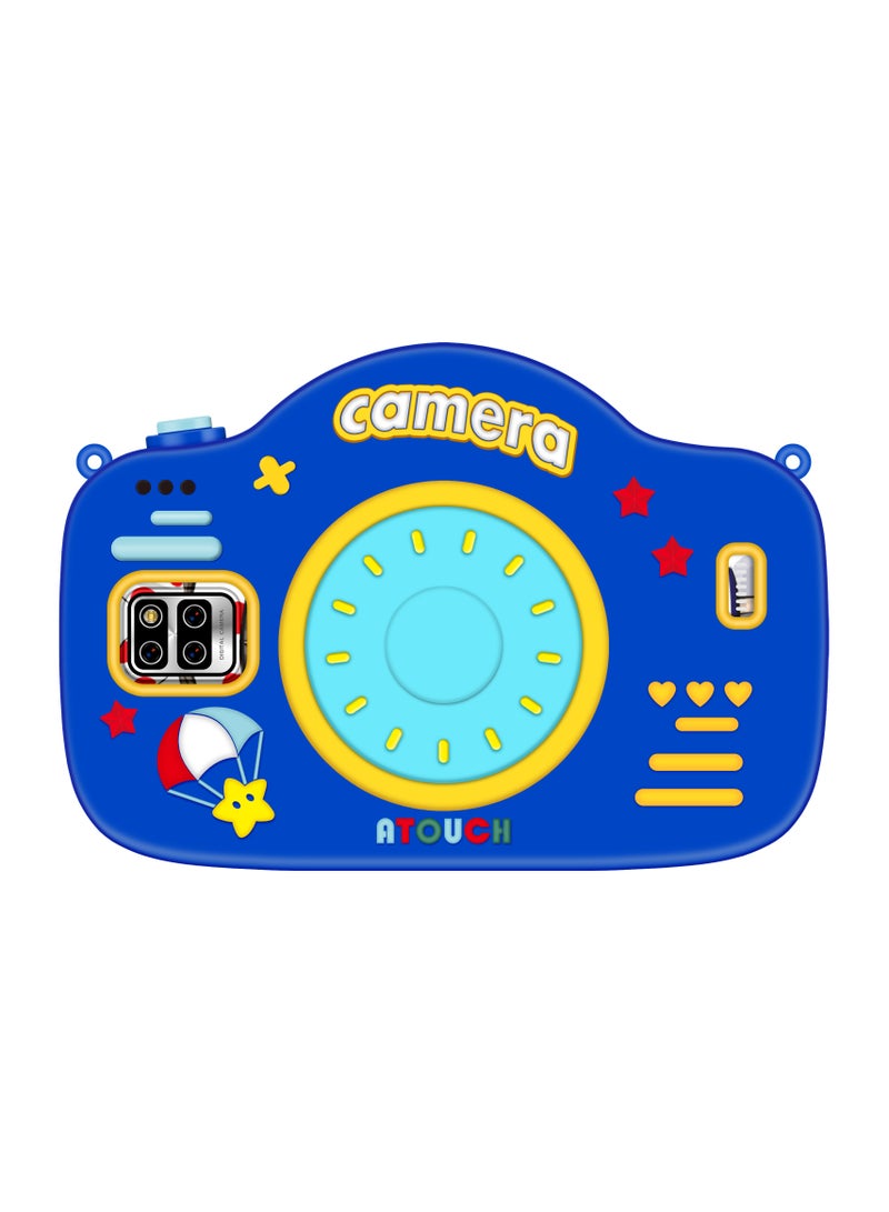 ATOUCH KC65 7-inch Kids Tablet – 5G Wi-Fi 8GB RAM 256GB ROM IPS Touch Screen Dual Sim Network Silicone Case with Popup Stand & Handbag Blue - Image 2