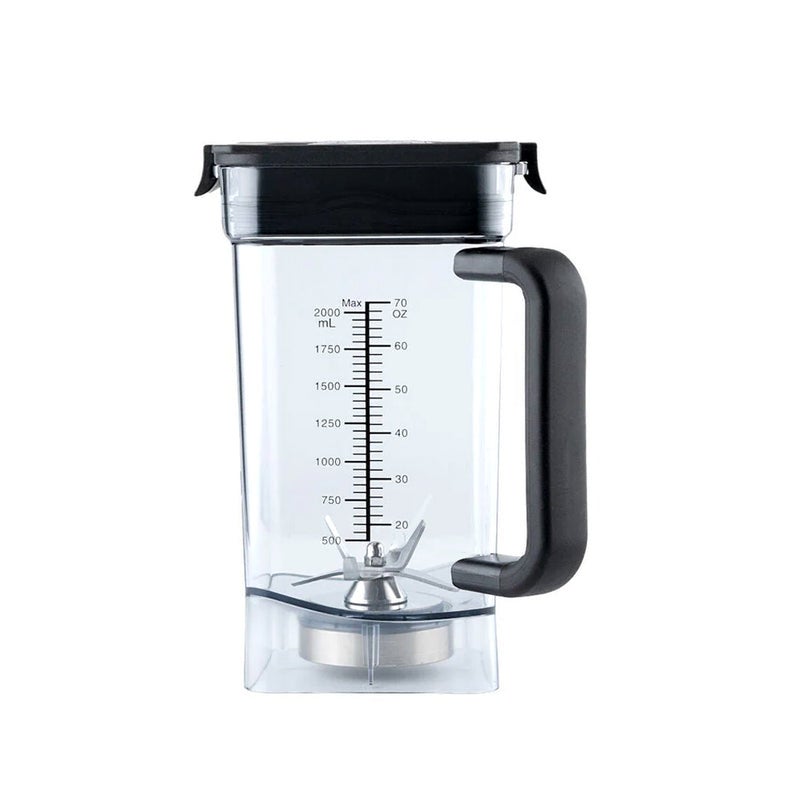 Saachi 2.0L Blender/Grinder with 5-Speed Control, Pulse Function, Powerful Copper Motor, Stainless Steel 6-Wing Blade, Unbreakable Plastic Jar, and Safety Lock for Efficient Blending and Grinding. 2 L 2000 W NL-BL-4409-BK Black - Image 5